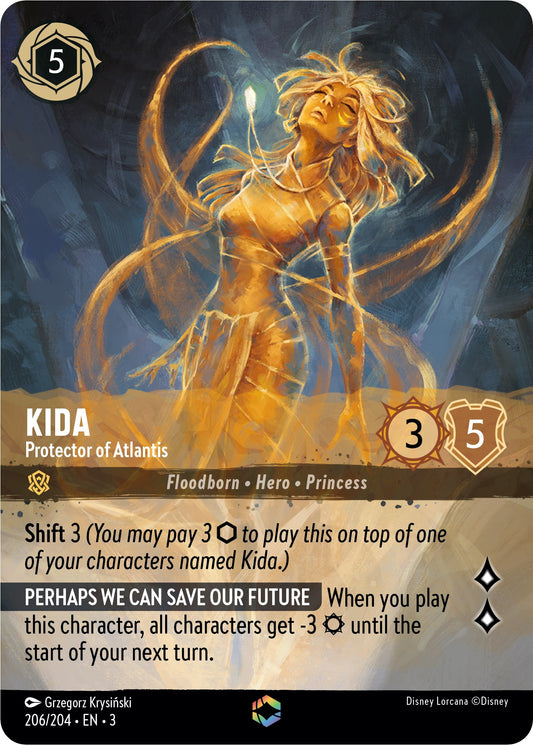 Disney Lorcana: Kida - Protector of Atlantis (Enchanted) card image