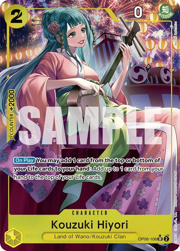 One Piece Card Game: Kouzuki Hiyori (Alternate Art) card image