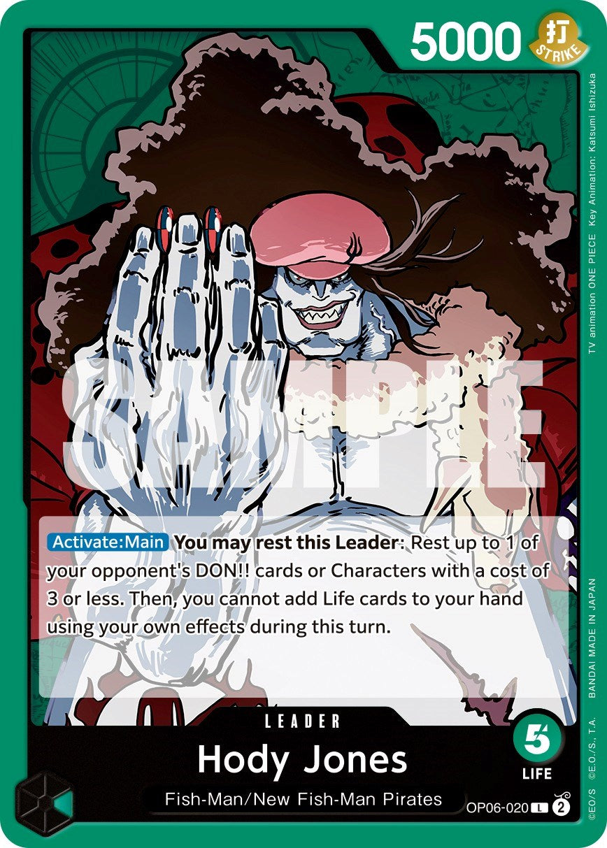 One Piece Card Game: Hody Jones (020) card image