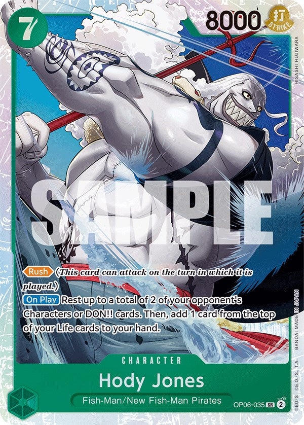 One Piece Card Game: Hody Jones (035) card image