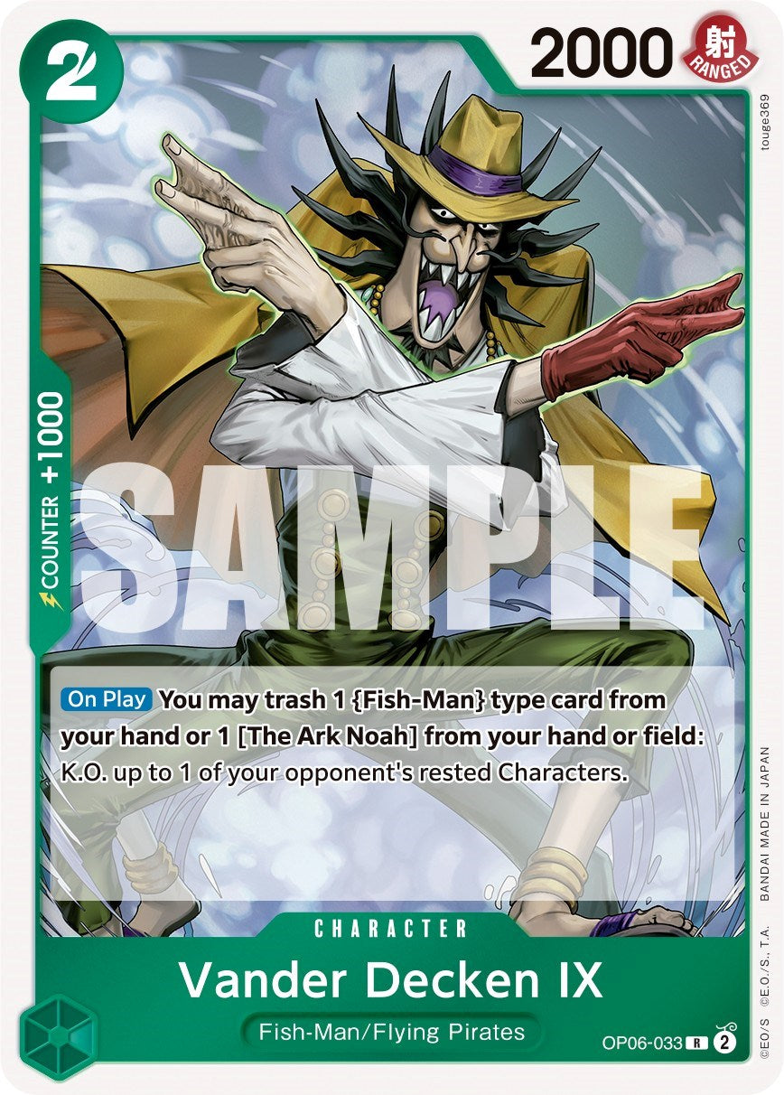 One Piece Card Game: Vander Decken IX card image