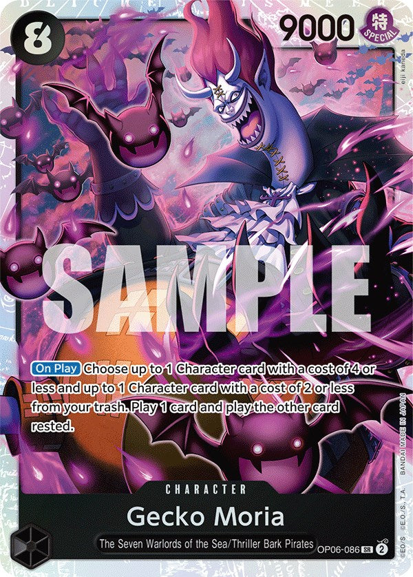 One Piece Card Game: Gecko Moria (086) card image