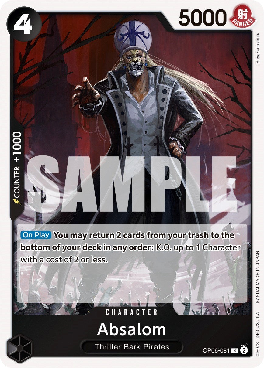 One Piece Card Game: Absalom card image