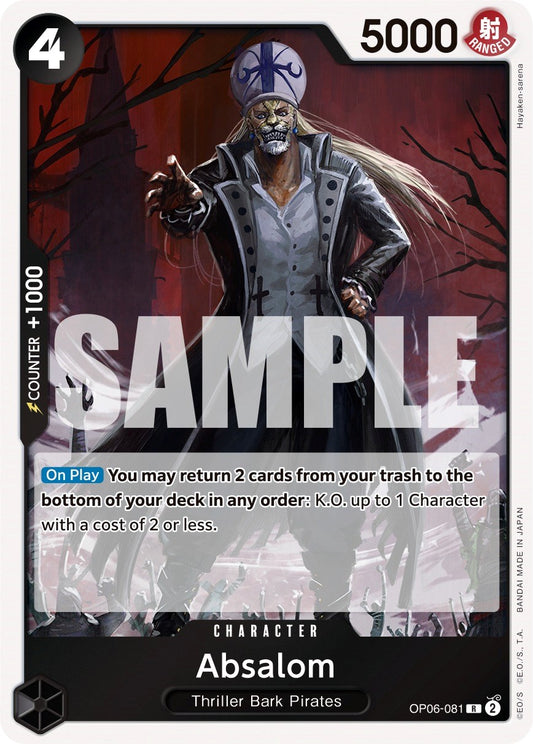 One Piece Card Game: Absalom card image