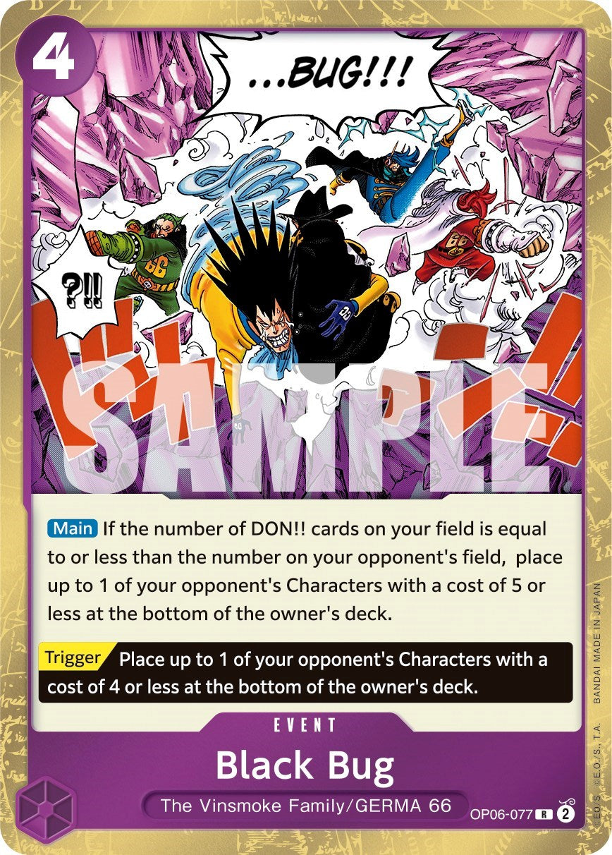 One Piece Card Game: Black Bug card image