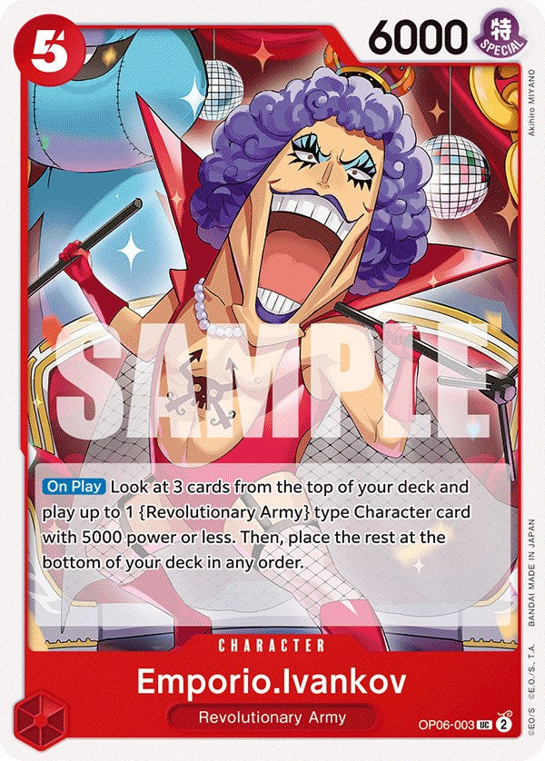 One Piece Card Game: Emporio.Ivankov card image