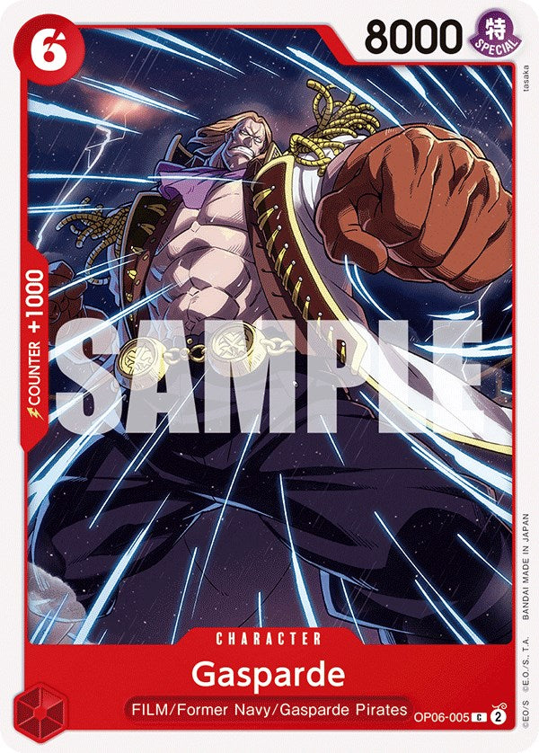 One Piece Card Game: Gasparde card image