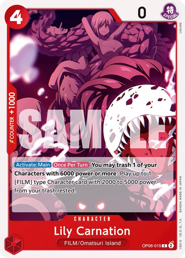 One Piece Card Game: Lily Carnation card image