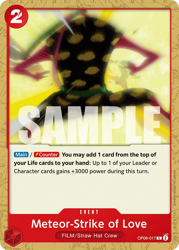 One Piece Card Game: Meteor-Strike of Love card image