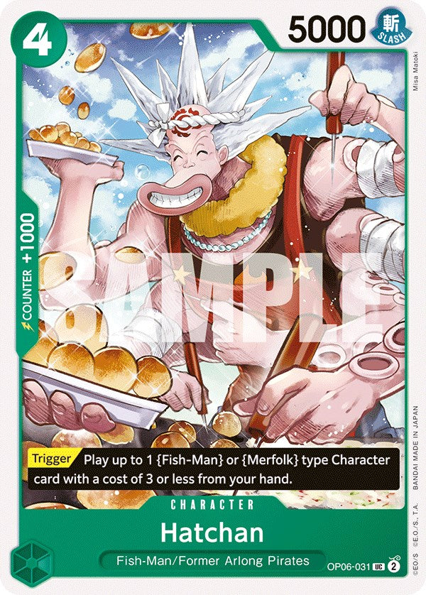 One Piece Card Game: Hatchan card image