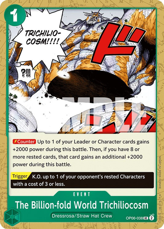 One Piece Card Game: The Billion-fold World Trichiliocosm card image