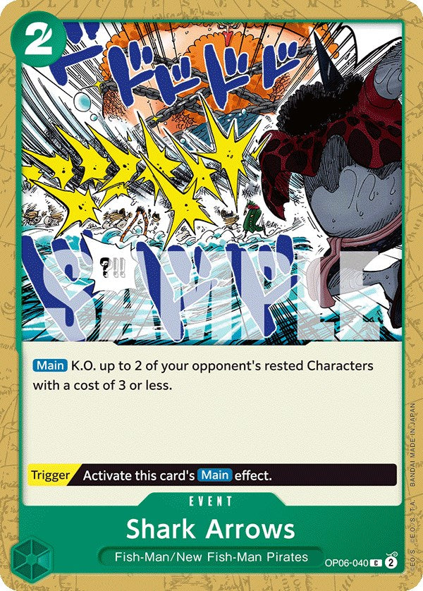 One Piece Card Game: Shark Arrows card image