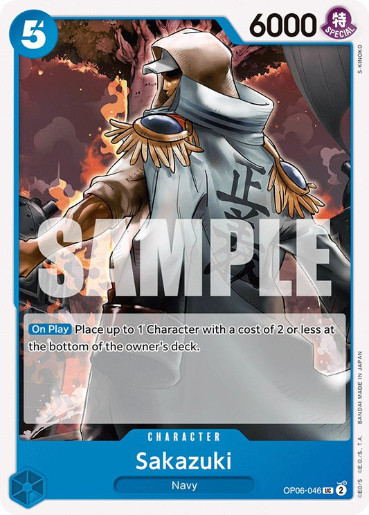 One Piece Card Game: Sakazuki card image