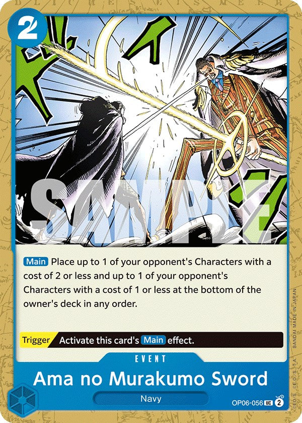 One Piece Card Game: Ama no Murakumo Sword card image