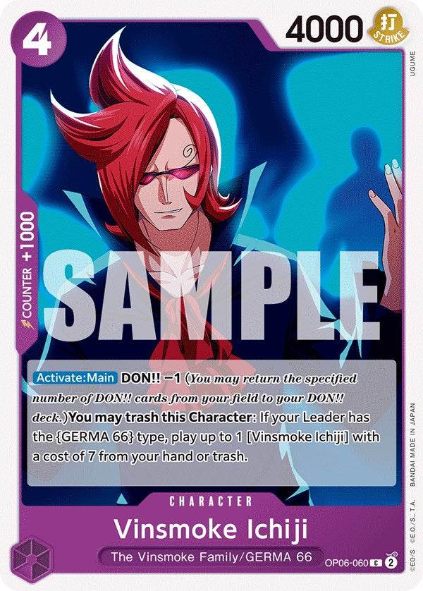 One Piece Card Game: Vinsmoke Ichiji (060) card image