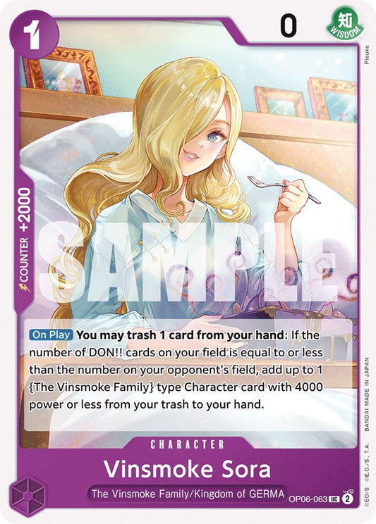 One Piece Card Game: Vinsmoke Sora card image