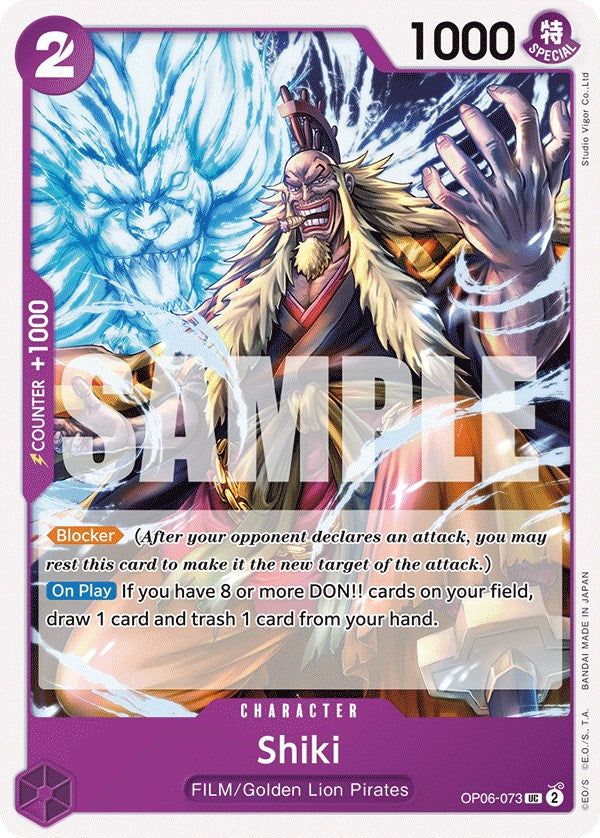 One Piece Card Game: Shiki card image