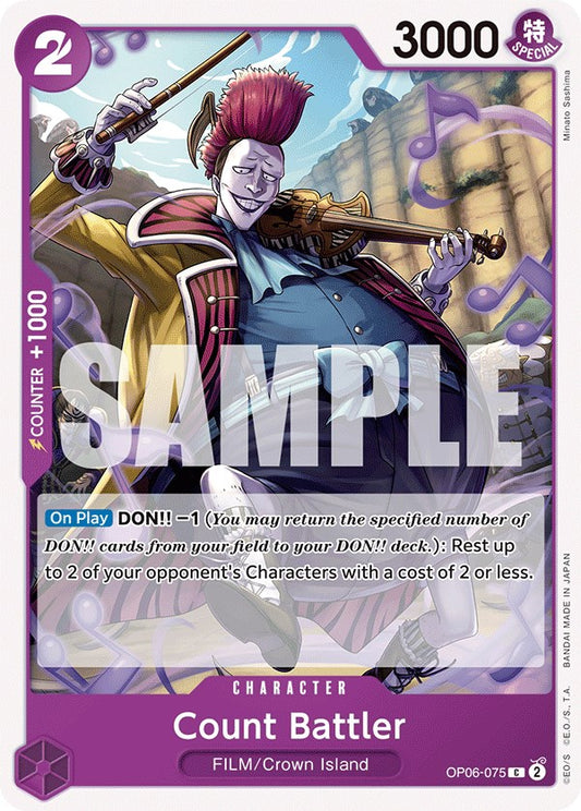 One Piece Card Game: Count Battler card image