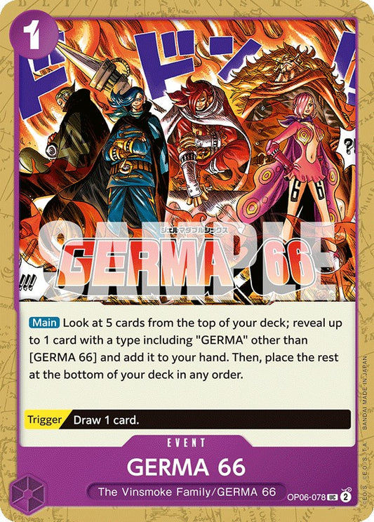 One Piece Card Game: GERMA 66 card image