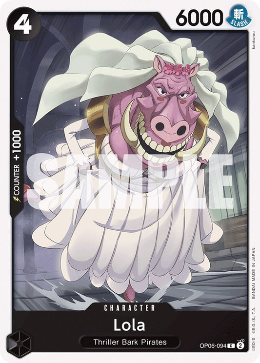 One Piece Card Game: Lola card image