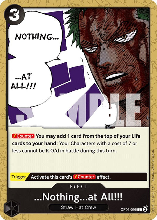 One Piece Card Game: ...Nothing...at All!!! card image