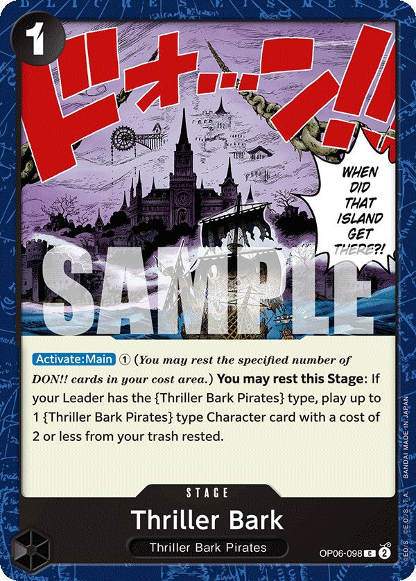 One Piece Card Game: Thriller Bark card image