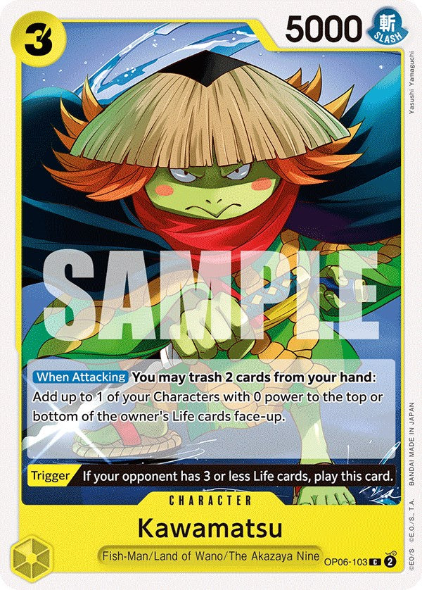 One Piece Card Game: Kawamatsu card image