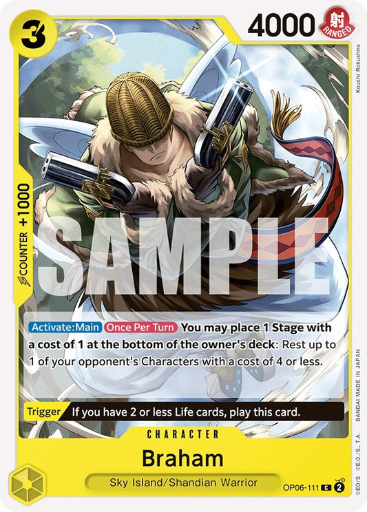 One Piece Card Game: Braham card image