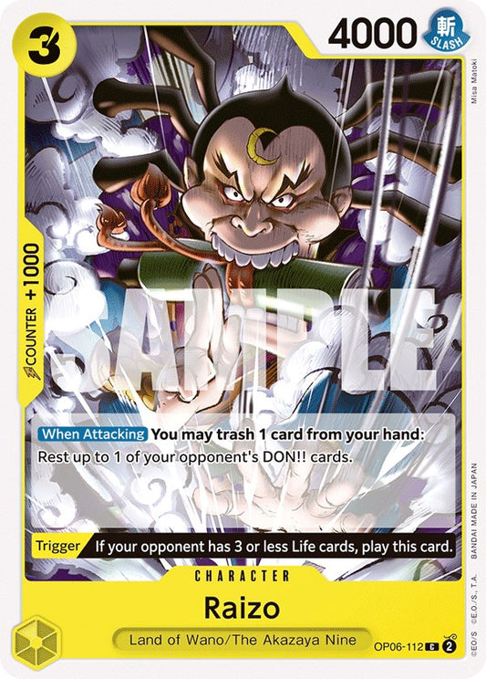 One Piece Card Game: Raizo card image