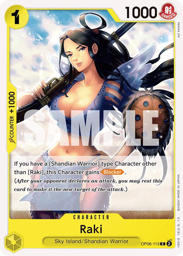 One Piece Card Game: Raki card image