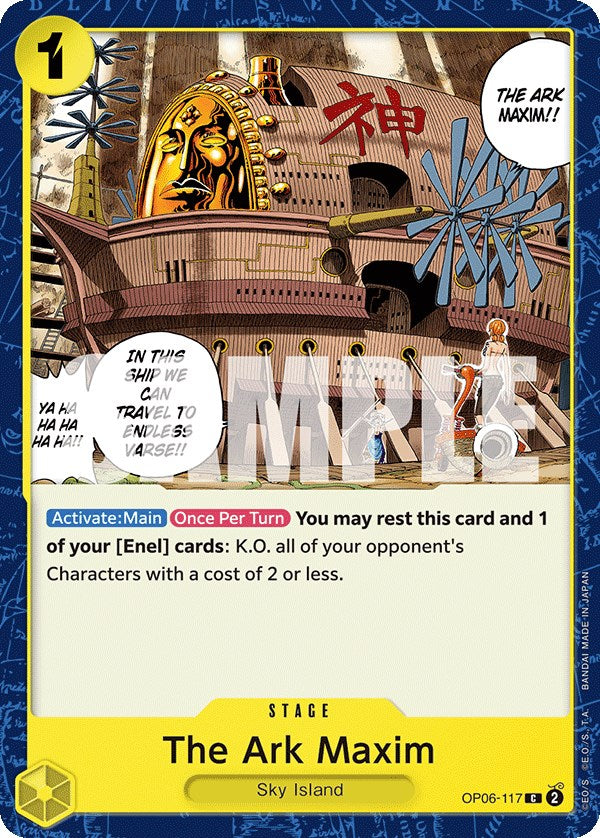 One Piece Card Game: The Ark Maxim card image