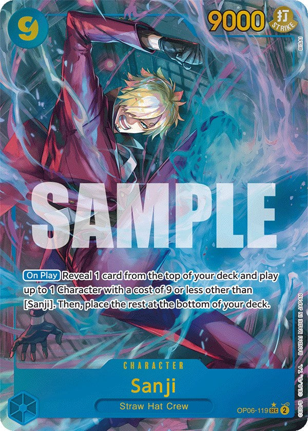 One Piece Card Game: Sanji (Alternate Art) card image