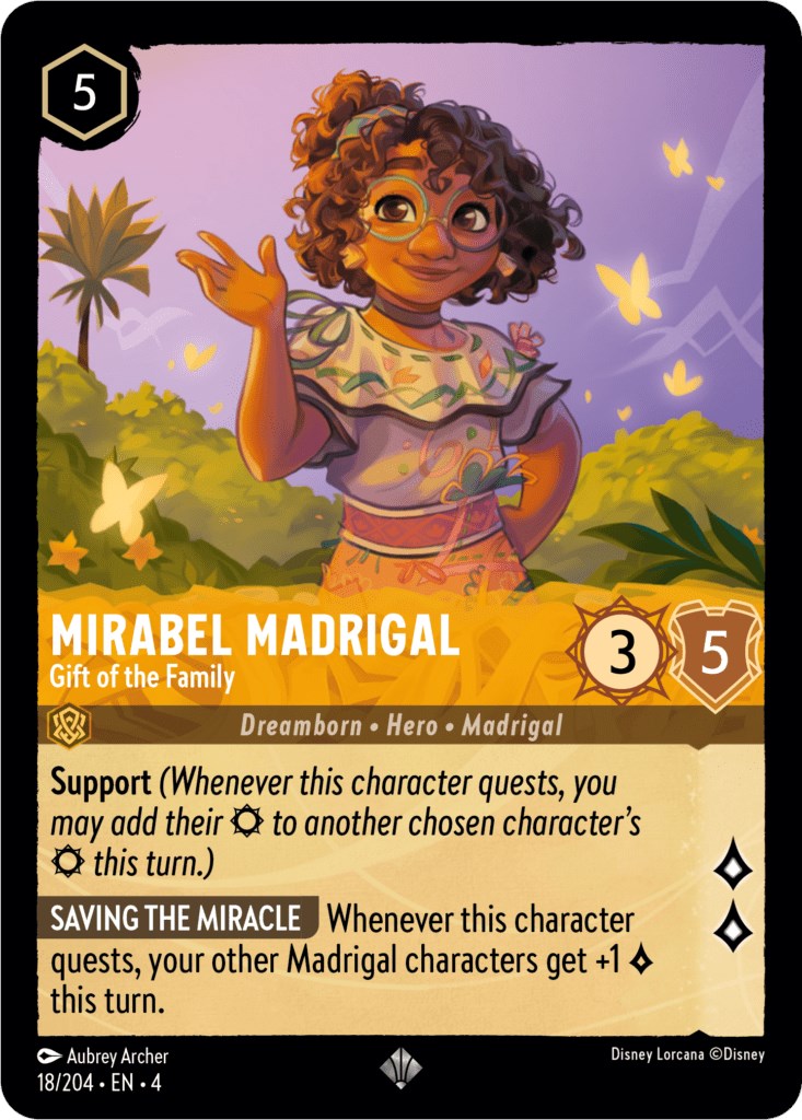 Disney Lorcana: Mirabel Madrigal - Gift of the Family card image