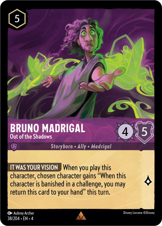 Disney Lorcana: Bruno Madrigal - Out of the Shadows card image