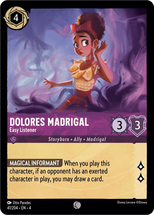 Disney Lorcana: Dolores Madrigal - Easy Listener card image