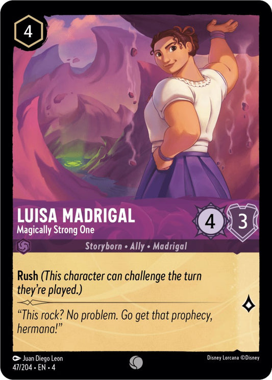 Disney Lorcana: Luisa Madrigal - Magically Strong One card image