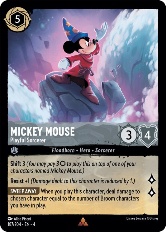 Disney Lorcana: Mickey Mouse - Playful Sorcerer card image