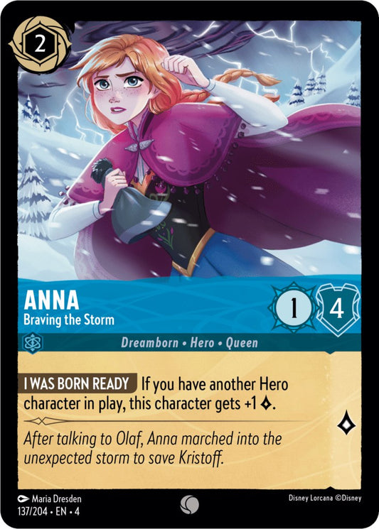 Disney Lorcana: Anna - Braving the Storm card image