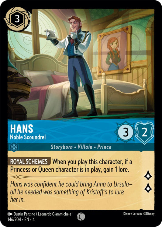 Disney Lorcana: Hans - Noble Scoundrel card image