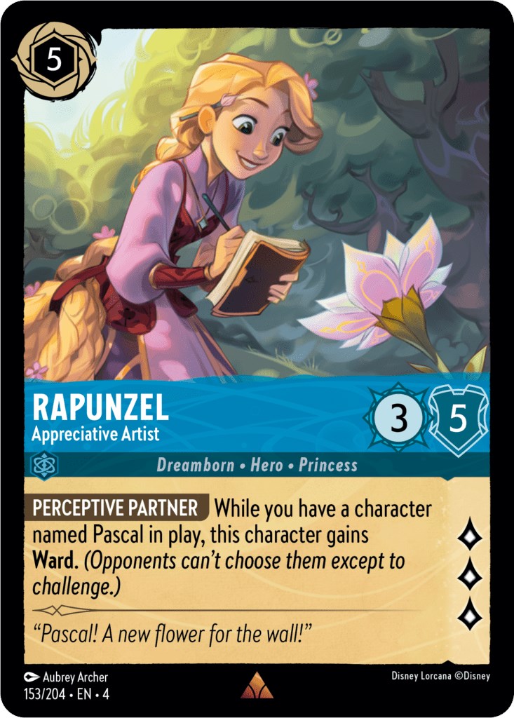 Disney Lorcana: Rapunzel - Appreciative Artist card image