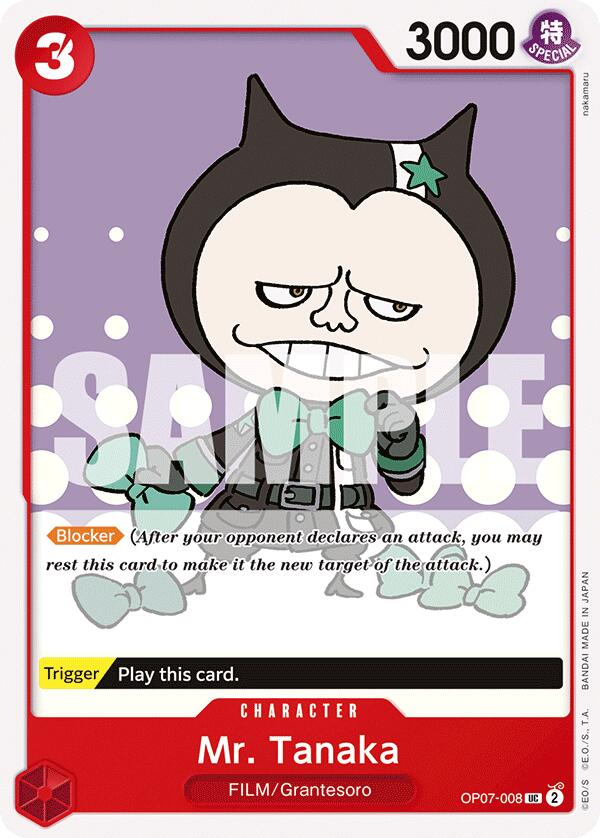 One Piece Card Game: Mr. Tanaka card image