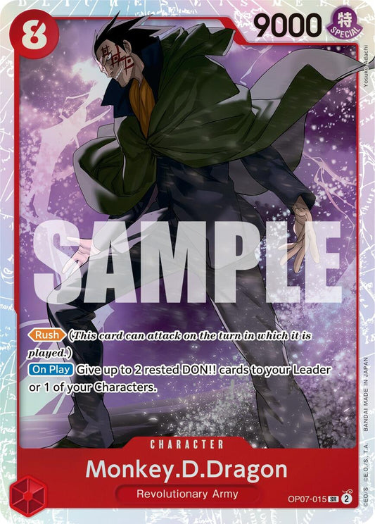 One Piece Card Game: Monkey.D.Dragon (015) card image