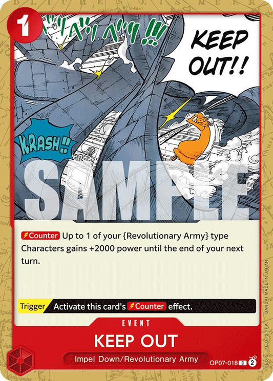 One Piece Card Game: Keep Out card image