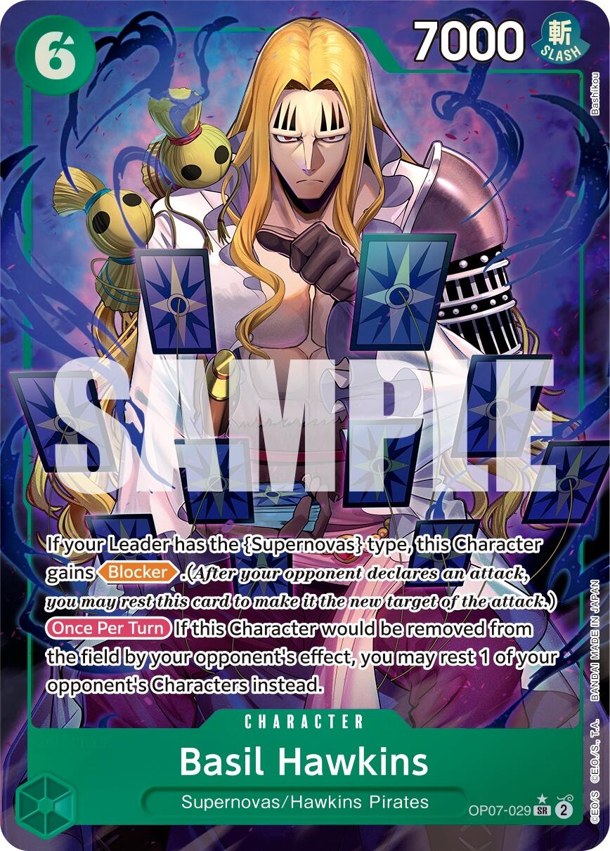 One Piece Card Game: Basil Hawkins (Parallel) card image