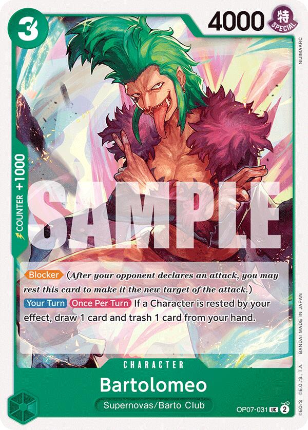 One Piece Card Game: Bartolomeo card image