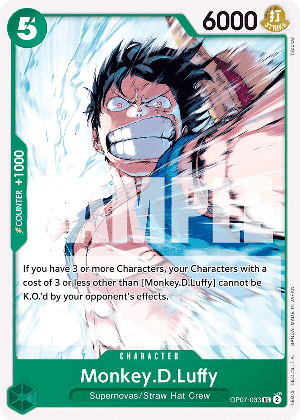 One Piece Card Game: Monkey.D.Luffy (033) card image