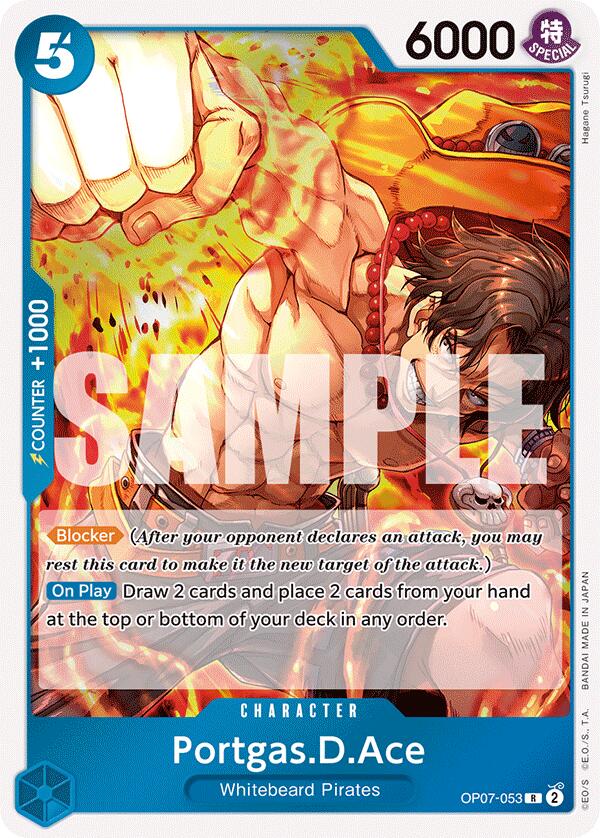 One Piece Card Game: Portgas.D.Ace (053) card image