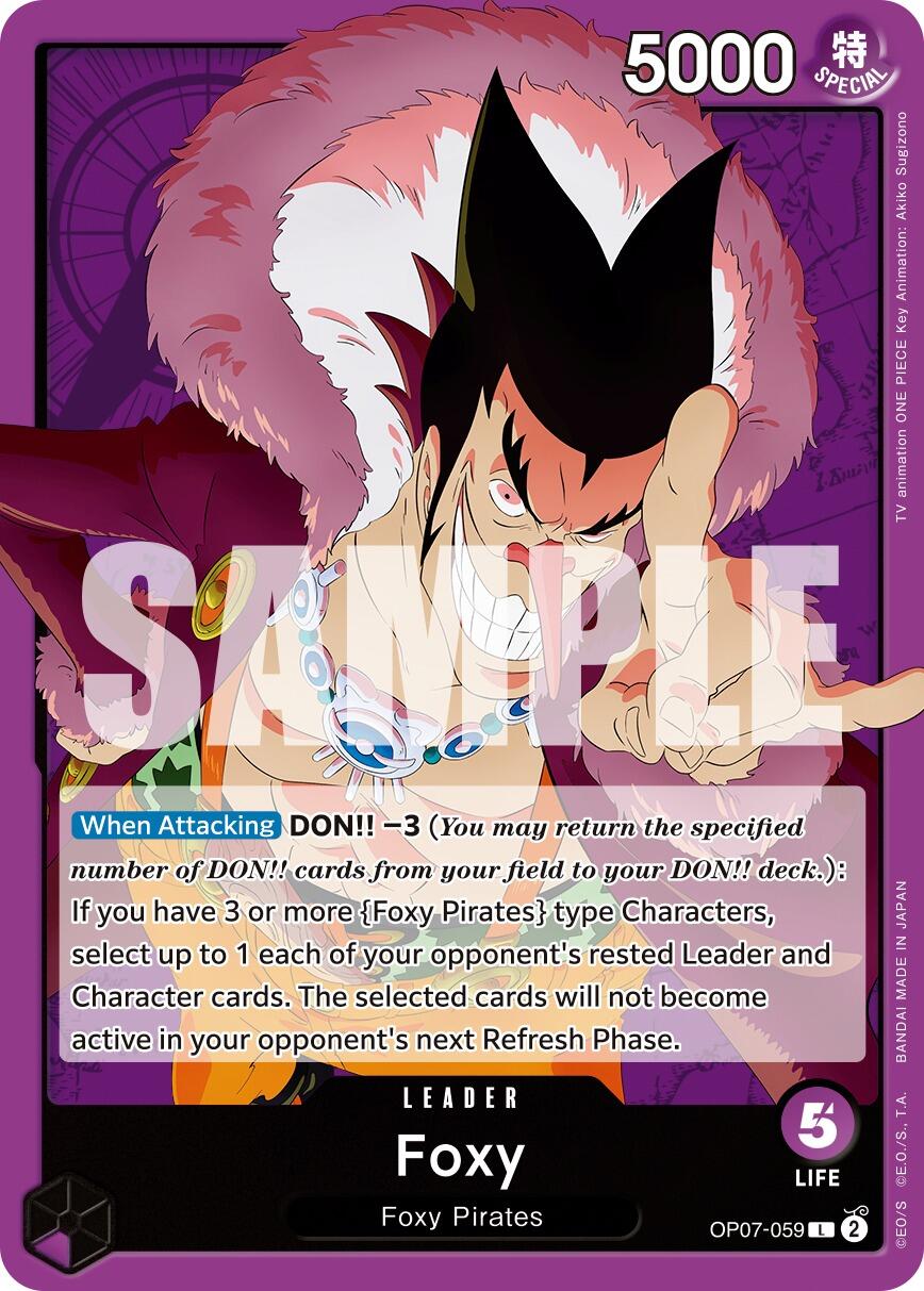 One Piece Card Game: Foxy (059) card image