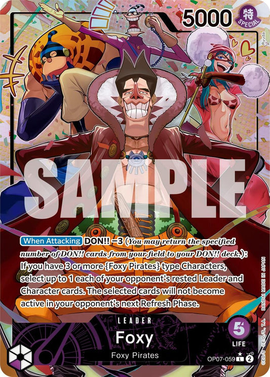 One Piece Card Game: Foxy (059) (Parallel) card image