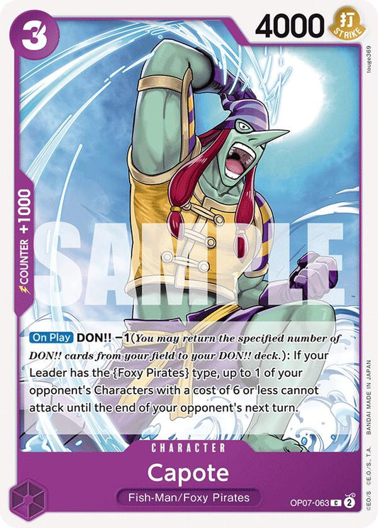 One Piece Card Game: Capote card image